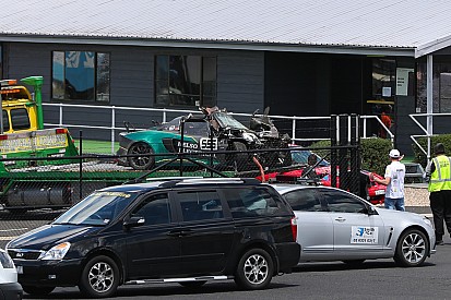 Lotus driver uninjured in 44G Bathurst shunt