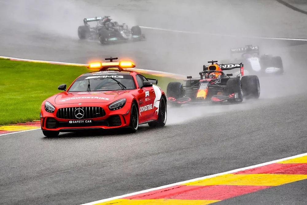 Safety Car, Max Verstappen, Red Bull Racing RB16B