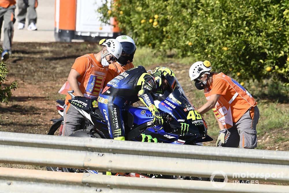 Valentino Rossi, Yamaha Factory Racing parks up and retires