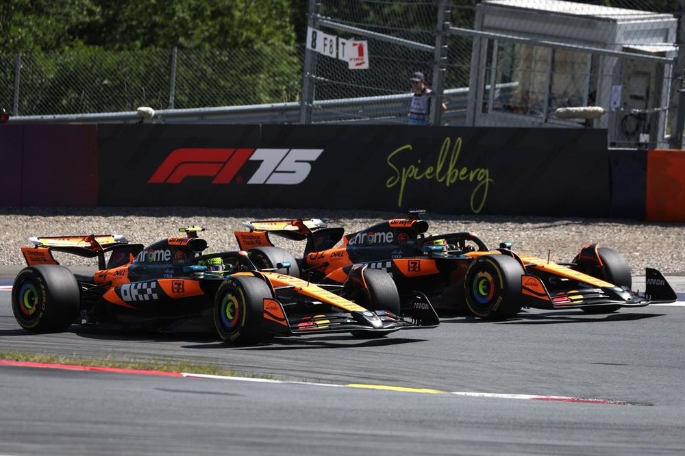 Lando Norris, McLaren, Oscar Piastri