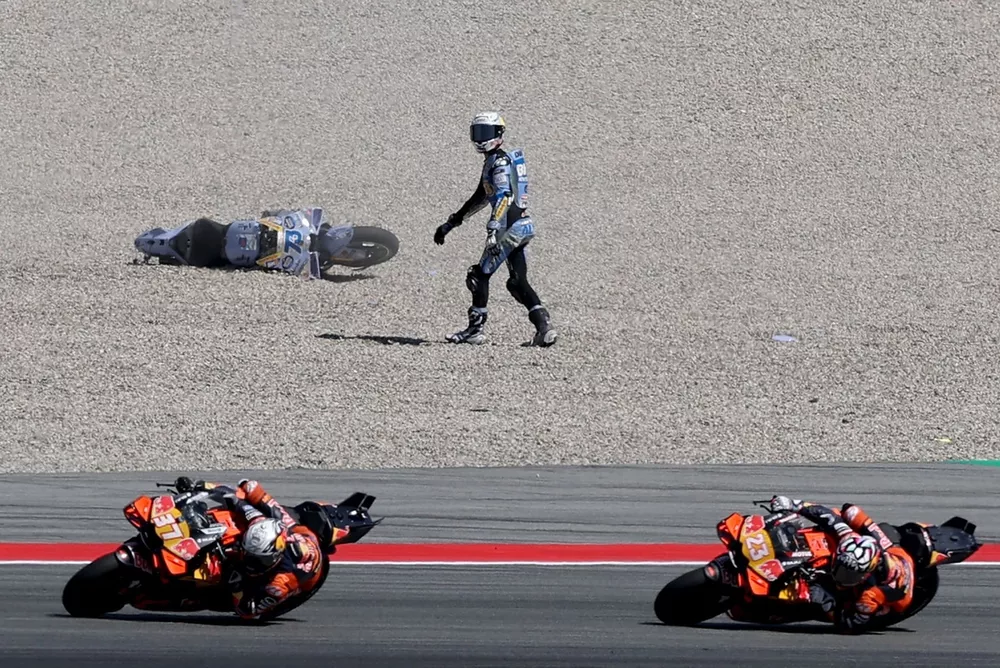 Ca&iacute;da de Alex M&aacute;rquez, Gresini Racing