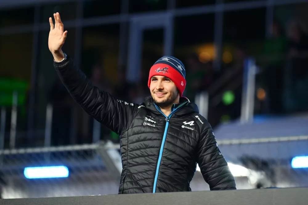 Esteban Ocon, Alpine F1 Team, during the drivers parade 