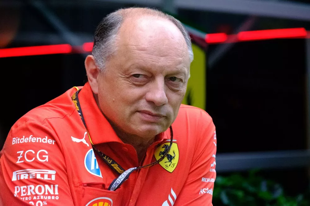 Frederic Vasseur, directeur g&eacute;n&eacute;ral de la Scuderia Ferrari