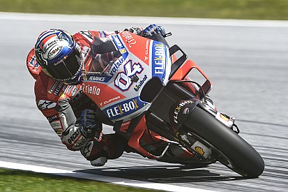 Dovizioso voor Marquez in warm-up GP van Oostenrijk