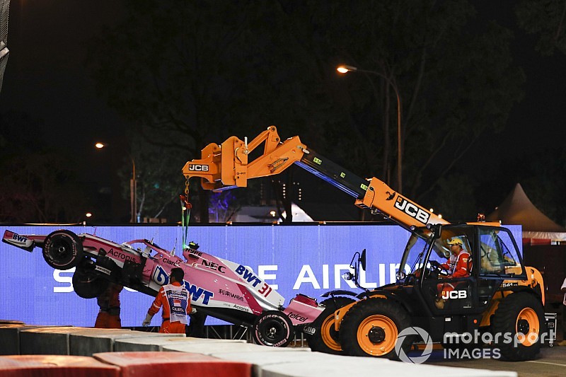 Force India: Sexto seria mais fácil sem acidente em Singapura