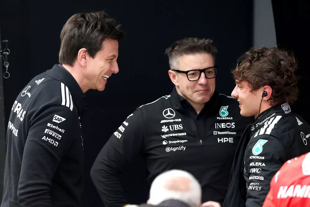 Andrea Kimi Antonelli, Mercedes, Toto Wolff, Mercedes