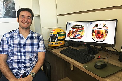 La curiosa historia del diseñador brasileño del casco de Hamilton