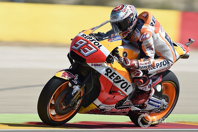 Em corrida nervosa, Márquez triunfa em Aragón; Rossi é 5º