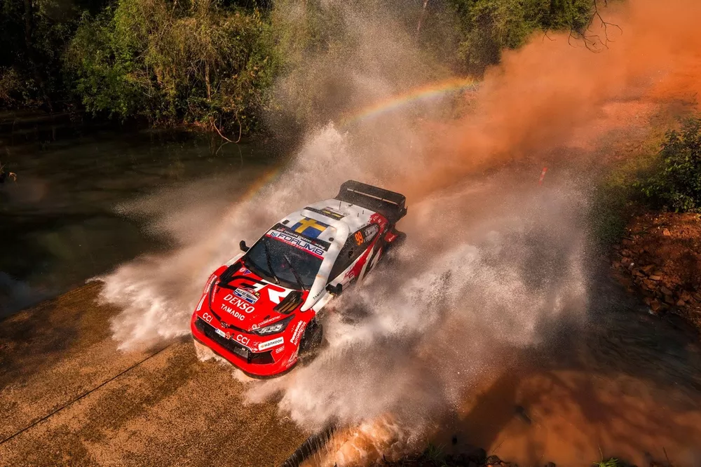 Oliver Solberg, Elliott Edmondson, Toyota Gazoo Racing WRT Toyota GR Yaris Rally1