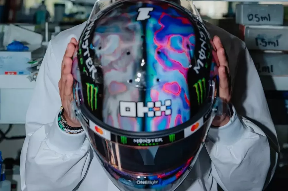 Il casco di Lando Norris per il GP del Canada