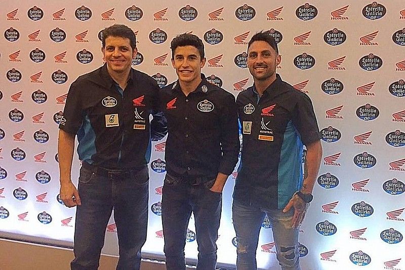 Alexandre Barros, Marc Márquez e Diego Pierluigi