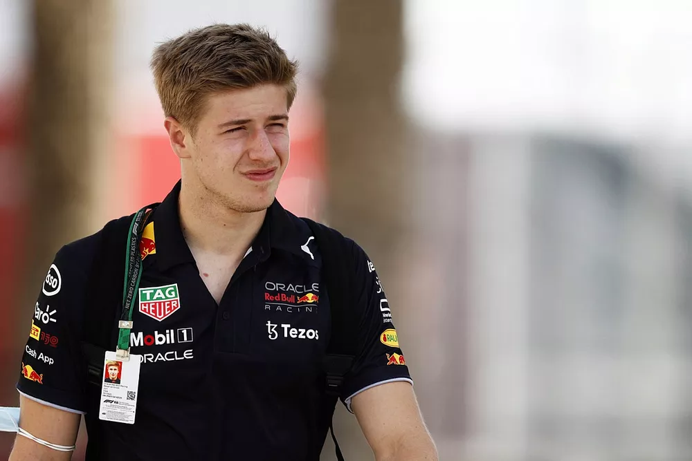 Juri Vips, reservecoureur, Red Bull Racing 