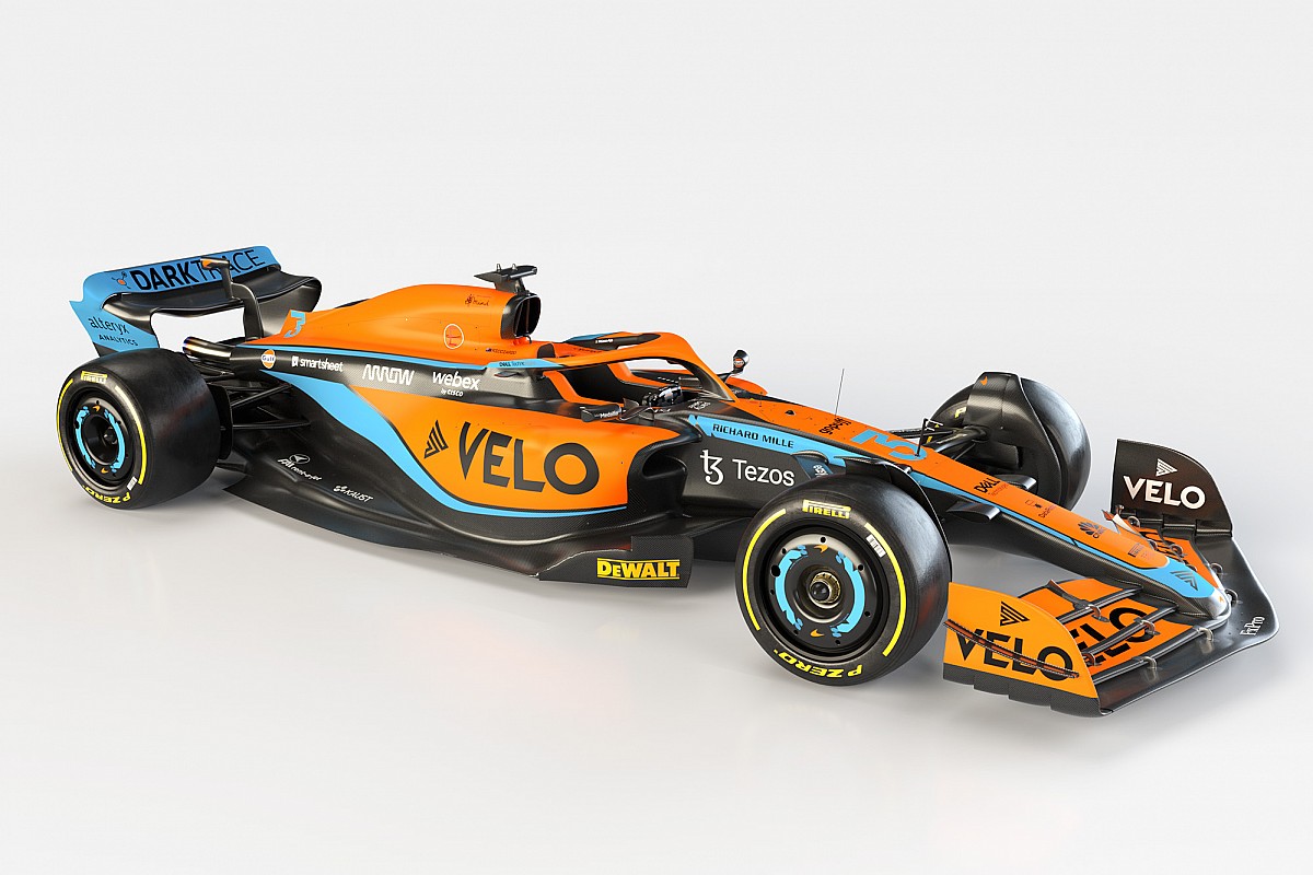 McLaren unveils MCL36 2022 F1 car with updated livery