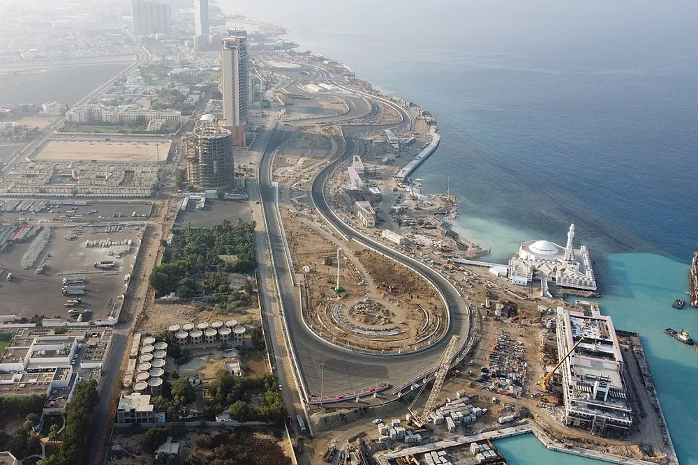 Jeddah Street Circuit overzichtsfoto