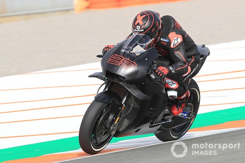 Lorenzo tras bajarse de la Honda en Cheste: “Estoy muy contento”