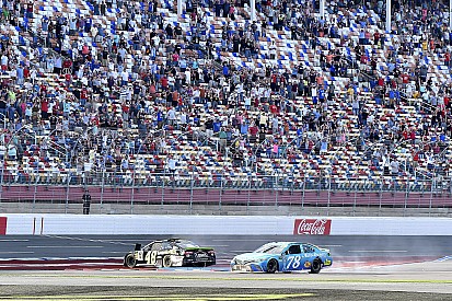 Jimmie Johnson eliminated from playoffs after last-lap dive for the win
