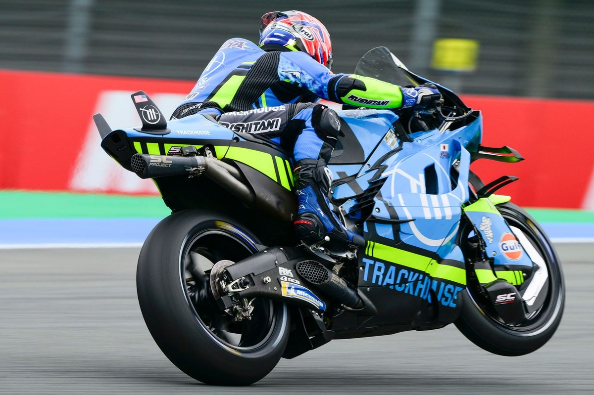 MOTOGP　TRACKHOUSE クルーレプリカポロシャツ　M　小椋藍 Mサイズ 小椋藍選手着用 Trackhouse MotoGP Team Replica Unisex