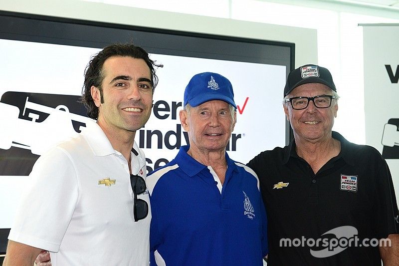 Dario Franchtti, Parnelli Jones y Rick Mears