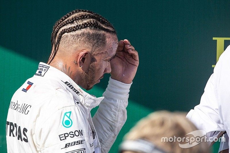 Lewis Hamilton, Mercedes-AMG F1 celebra su victoria en el GP de Hungría