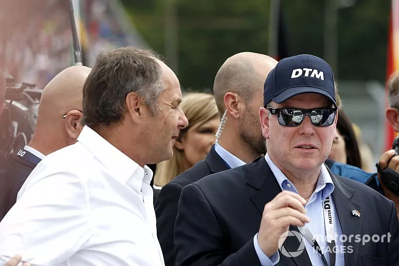 Gerhard Berger, voorzitter ITR en prins Albert van Monaco