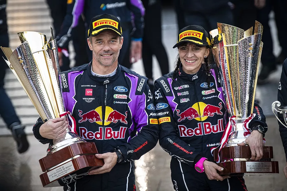 Winners S&eacute;bastien Loeb, Isabelle Galmiche, M-Sport Ford World Rally Team Ford Puma Rally1