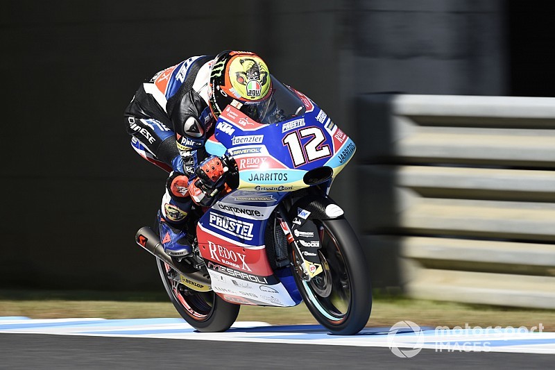 Moto3 in Motegi: Marco Bezzecchi gewinnt, Jorge Martin stürzt