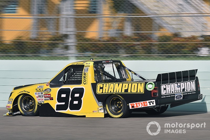 Enfinger tops Truck title contenders for Homestead pole