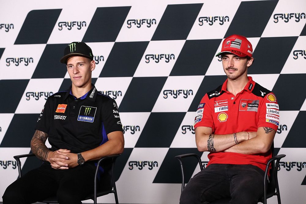 Fabio Quartararo, Yamaha Factory Racing Francesco Bagnaia, equipo Ducati