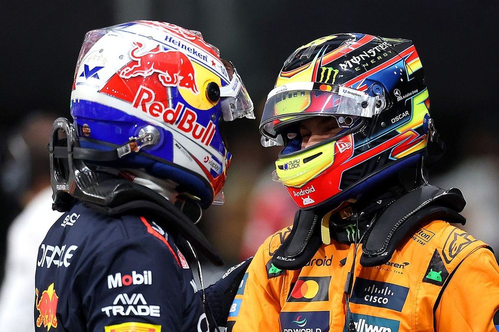Lando Norris, McLaren, Max Verstappen, Red Bull Racing