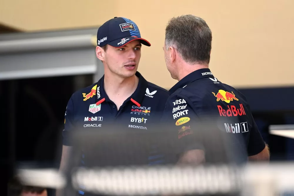Max Verstappen, Red Bull Racing Christian Horner, Team Principal, Red Bull Racing