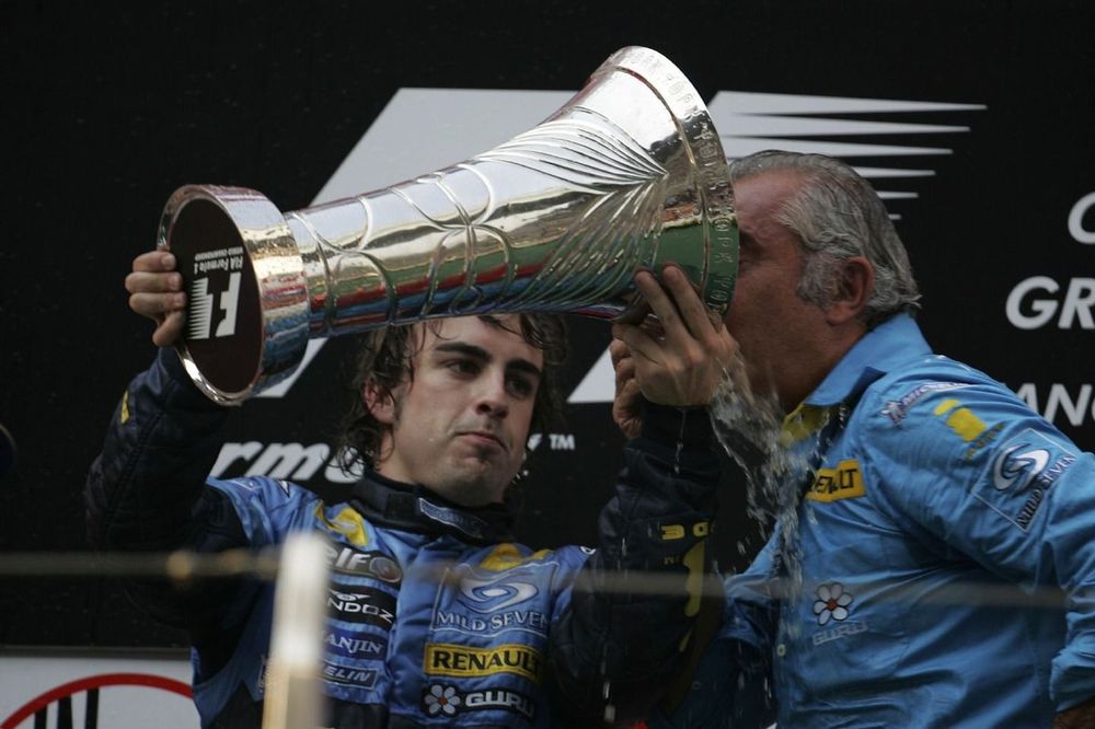 Fernando Alonso y Flavio Briatore