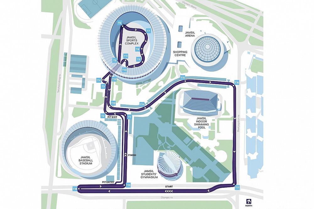 Mapa del circuito de Se&uacute;l