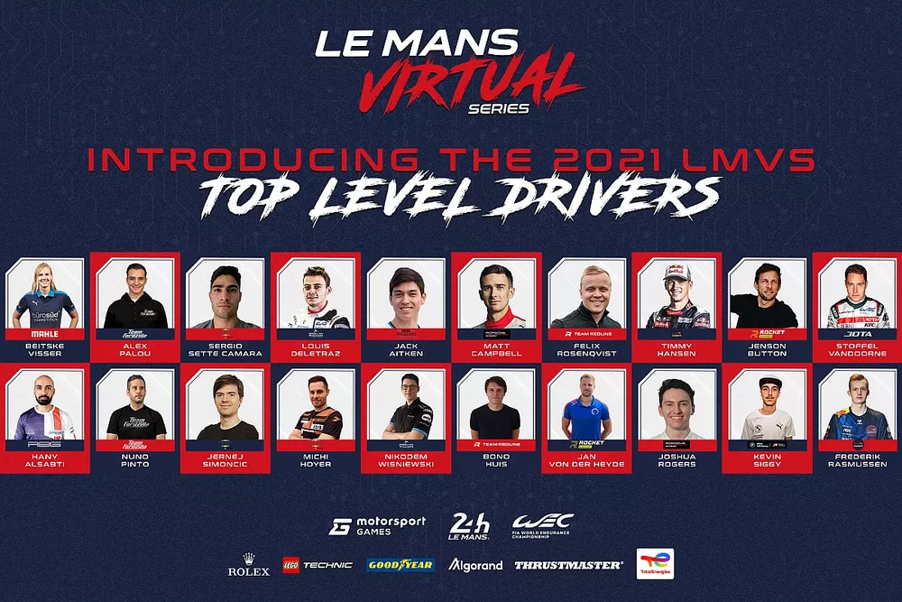 Impressive Rosters for the Endurance Esports Championship Includes Motorsport and Esports Global Racing Stars.
