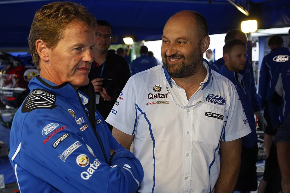 Malcolm Wilson with Christian Loriaux, M-Sport