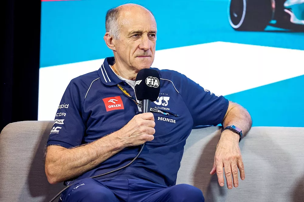 Franz Tost, Team Principal, Scuderia AlphaTauri, in the team principals Press Conference