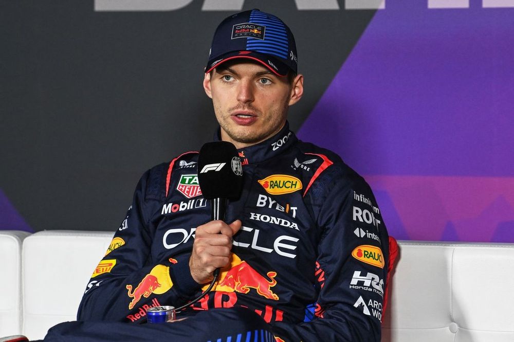 Max Verstappen, Red Bull Racing, 1st position, in the Press Conference