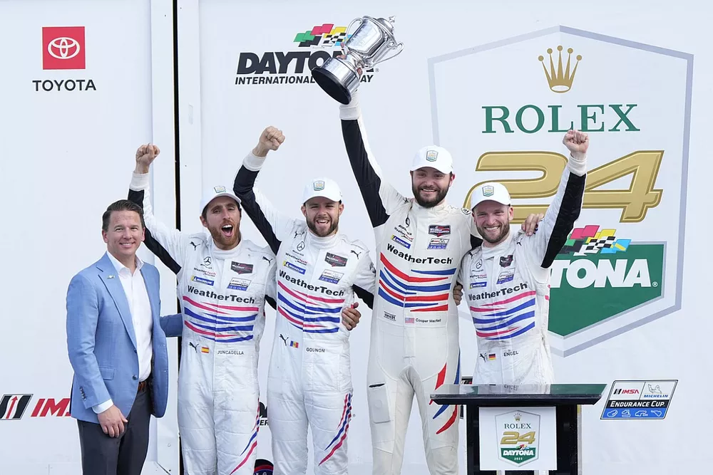 Quick Send Pro “Proper send-off” for MacNeil after Rolex 24 win in GTD Pro