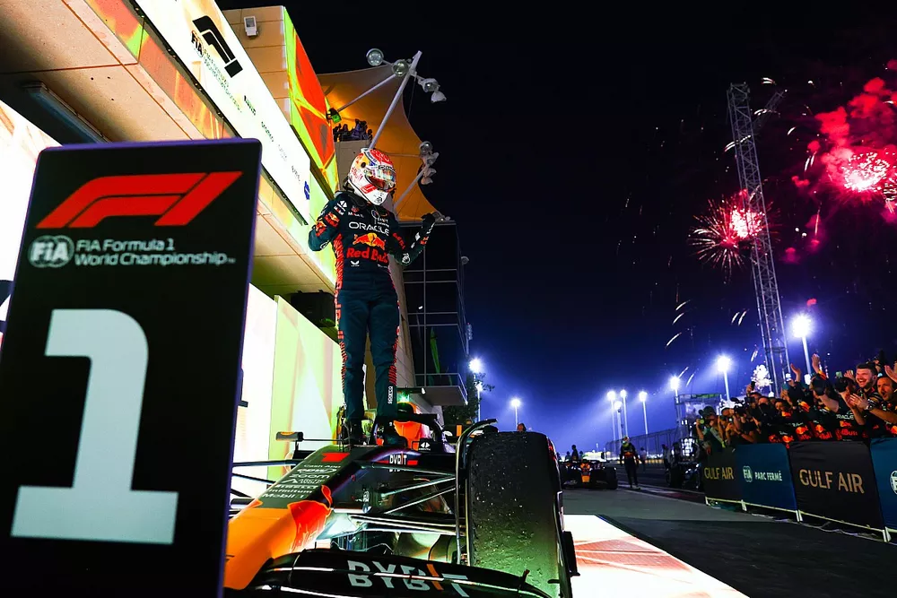 Vincitore della gara Max Verstappen, Red Bull Racing RB19