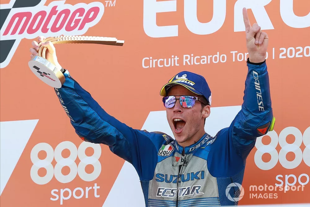 Il vincitore  Joan Mir, Team Suzuki MotoGP
