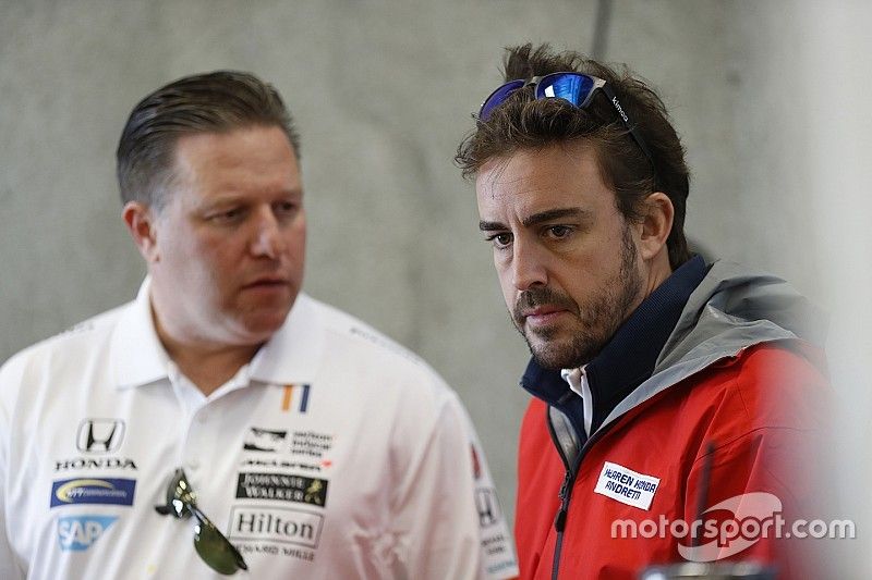 Zak Brown, CEO de McLaren, Fernando Alonso, Andretti Autosport Honda