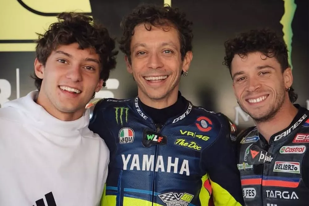 Andrea Kimi Antonelli, Valentino Rossi, Marco Bezzecchi