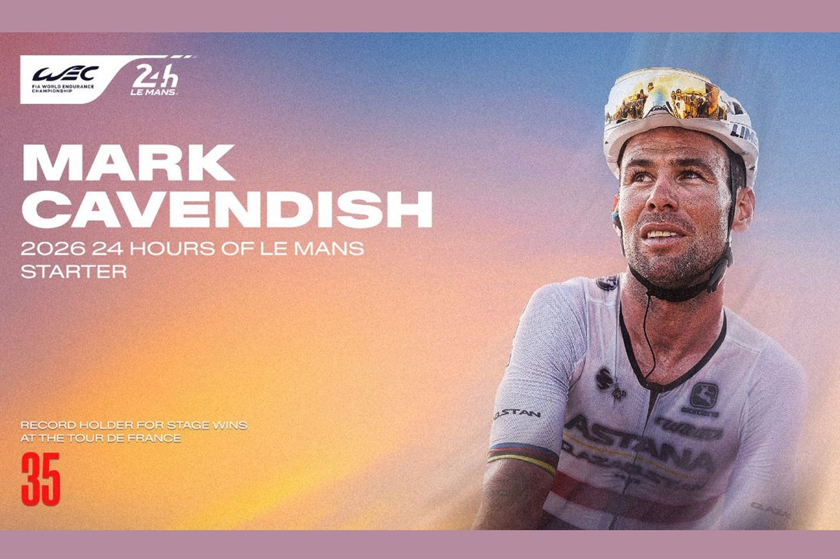 WEC | Il ciclista Mark Cavendish darà il via alla 24h di Le Mans 2026