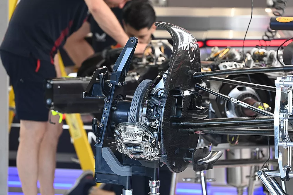 Red Bull Racing RB19 brake drum detail