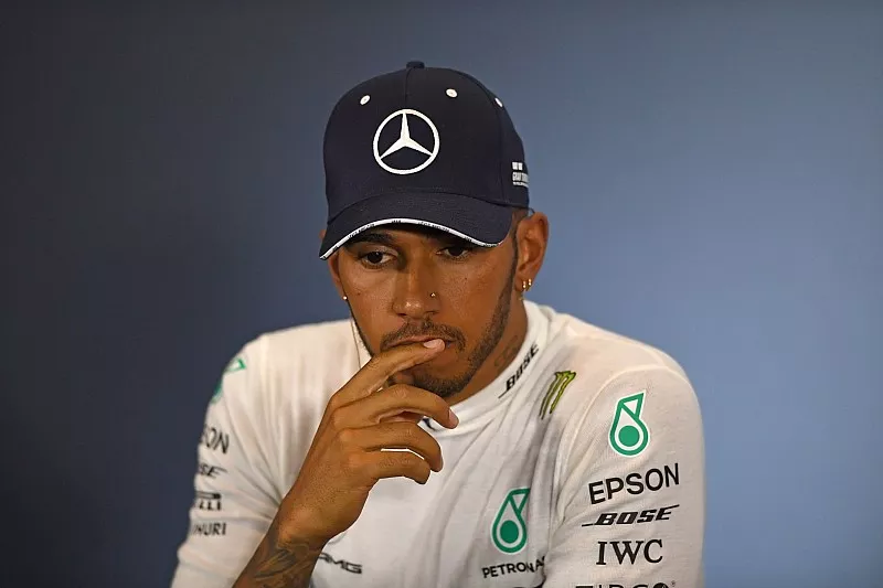 Lewis Hamilton, Mercedes-AMG F1 in the Press Conference