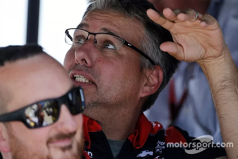 S&eacute;bastien Bourdais, Dale Coyne Racing with Vasser-Sullivan Honda jefe de equipo Craig Hampson
