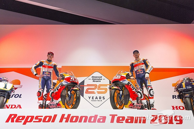 Honda presenta un equipo de ensueño con Márquez y Lorenzo
