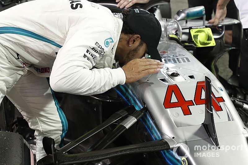 Abu Dhabi GP: Hamilton leads all-Mercedes front row