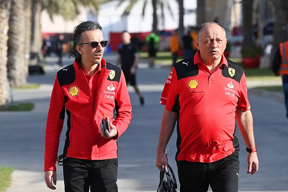 Laurent Mekies, Racing Director, Scuderia Ferrari, Frederic Vasseur, Team Principal and General Manager, Scuderia Ferrari