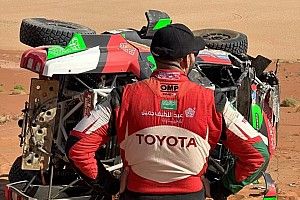 Wypadek liderów Dakaru