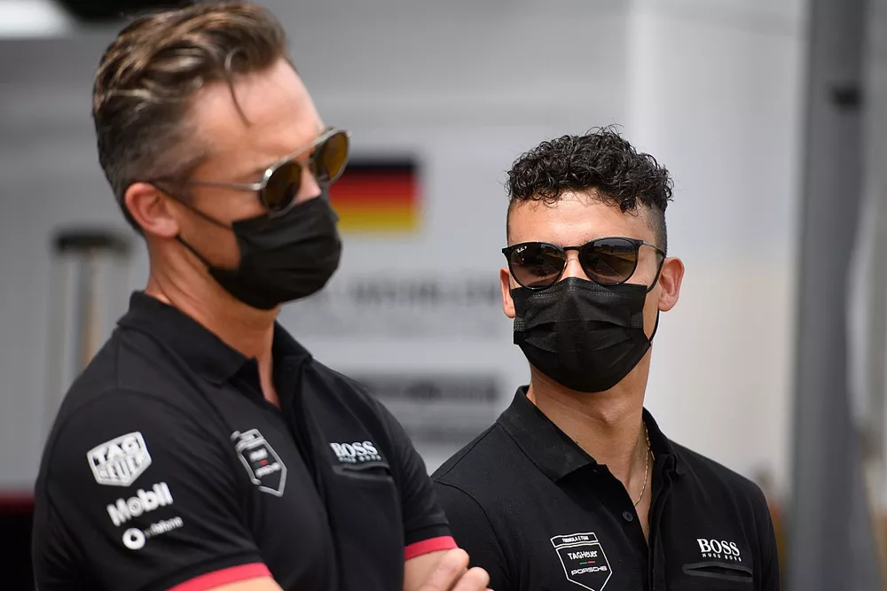 Andre Lotterer en Pascal Wehrlein, Porsche